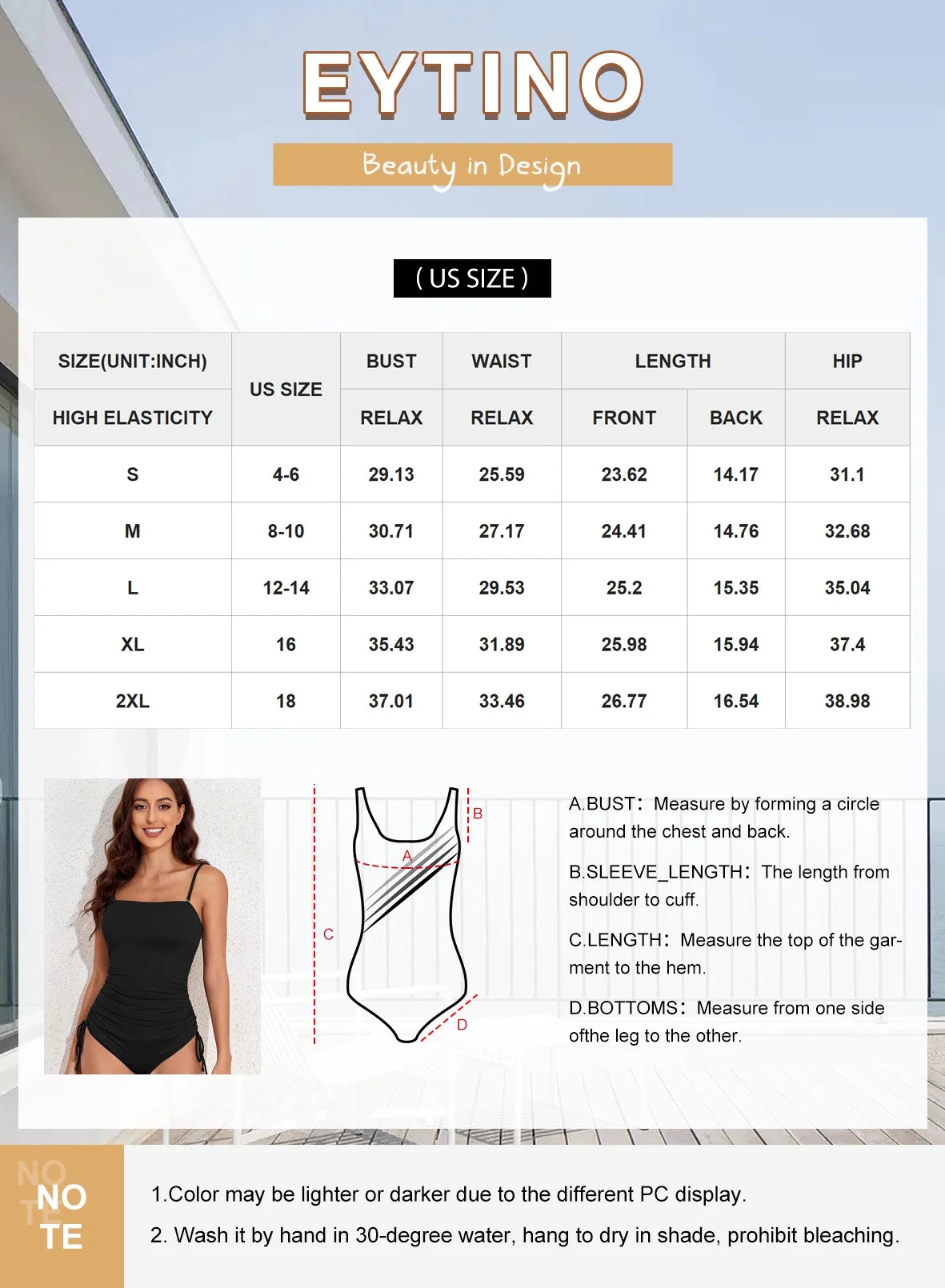 Swim Suits Ribbed One Piece Swimsuit Tummy Control Cheeky Tie Side Swimming Suits Ruched Drawstring Square Neck Womens Swimwear Blue M